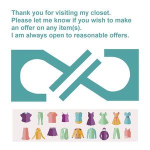 Welcome to my closet. All reasonable offers considered.